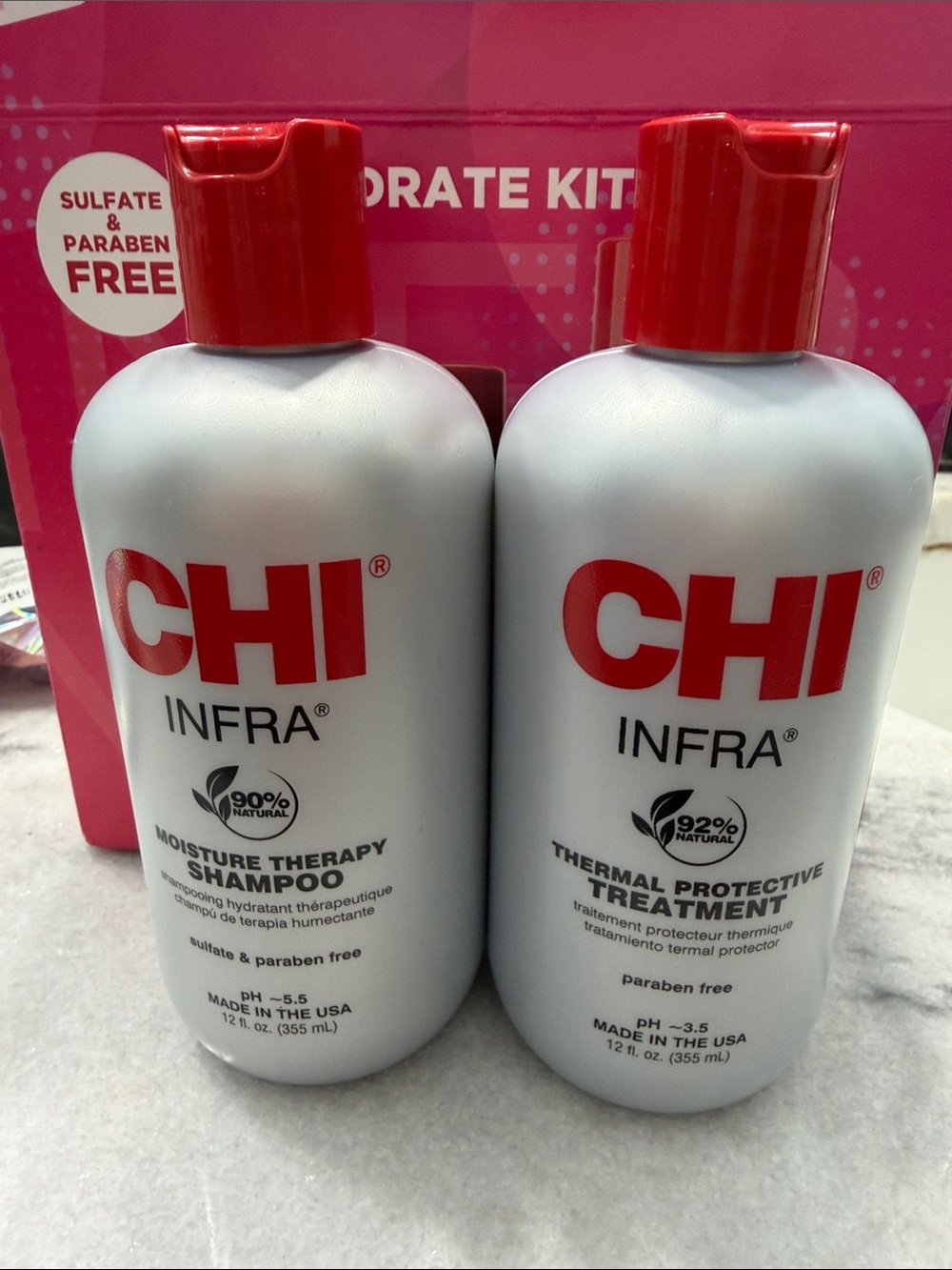 CHI Infra Silver & Red Shampoo + Treatment Duo